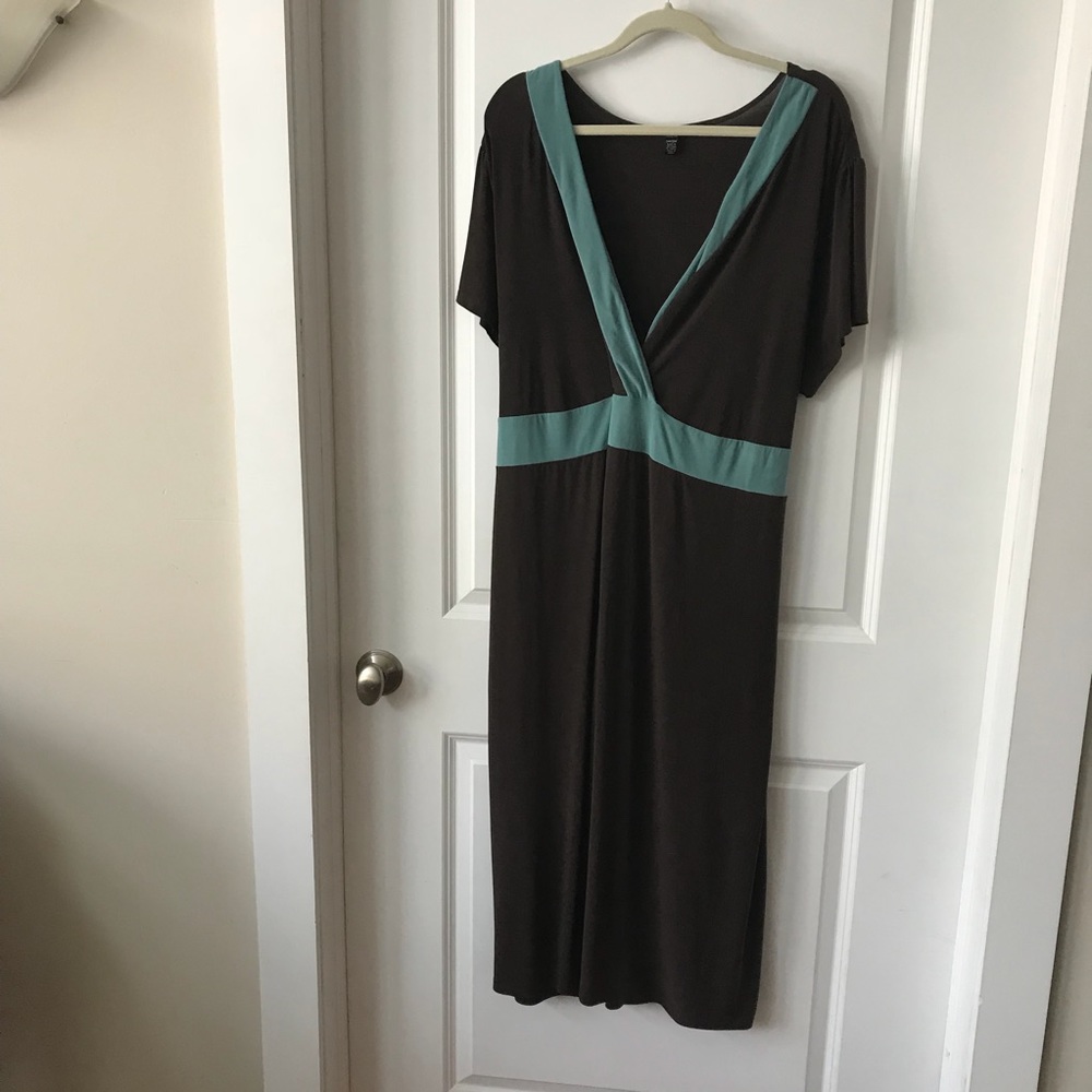 Mossimo/Target Plus Dress Brown w/Seafoam